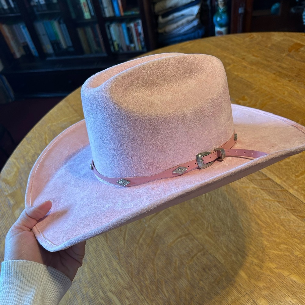 Elegant Pink Women's Western Hat